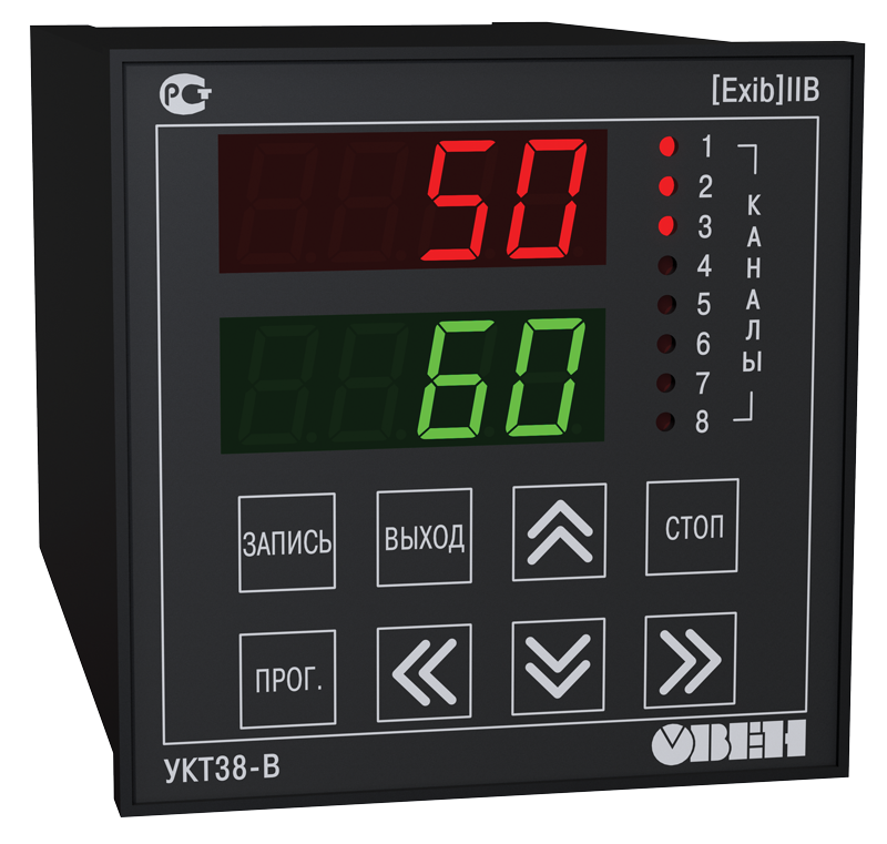 УКТ38 устройство контроля температуры 8-канальное ОВЕН - фото 2 - id-p45883060