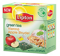 Чай Lipton Vienna Apple Strudel 20пир. зеленый