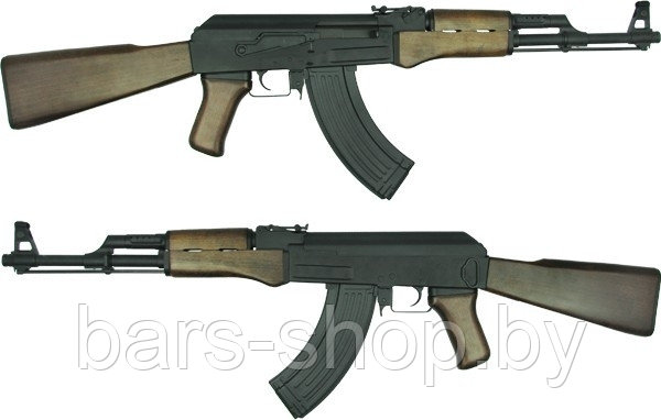 Автомат страйкбольный King Arms AK47 Wood Version - фото 5 - id-p45969822