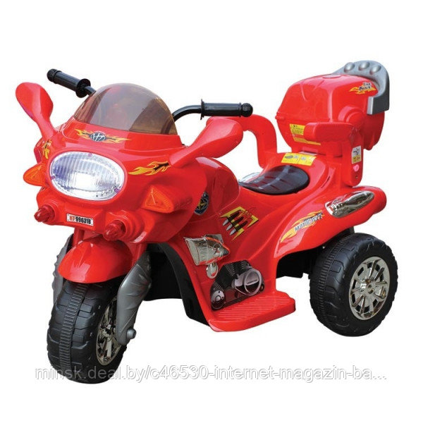 Электромотоцикл X-Police красный - фото 1 - id-p45995791