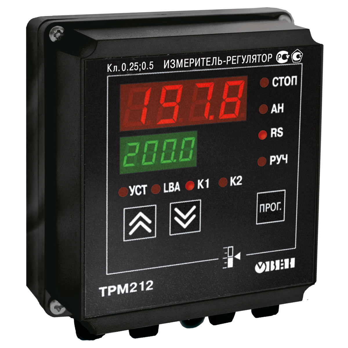 ТРМ212 ПИД-регулятор для управления задвижками и трехходовыми клапанами с RS-485 ОВЕН - фото 2 - id-p46007603
