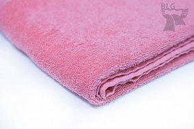 Махровое полотенце 50*90 розовое