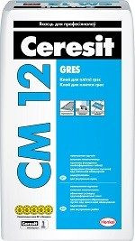 Ceresit CM 12 Клей для плитки «Gres» 25 кг