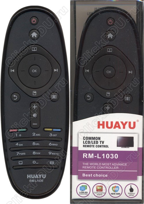 Huayu for Philips RM-L1030  универсальный пульт (серия HRM838)