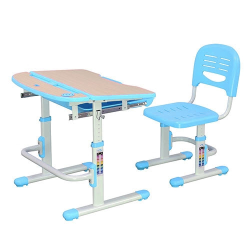 Детский комплект мебели (парта+стул) C306 Blue
