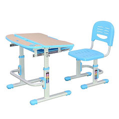 Детский комплект мебели (парта+стул) C306 Blue