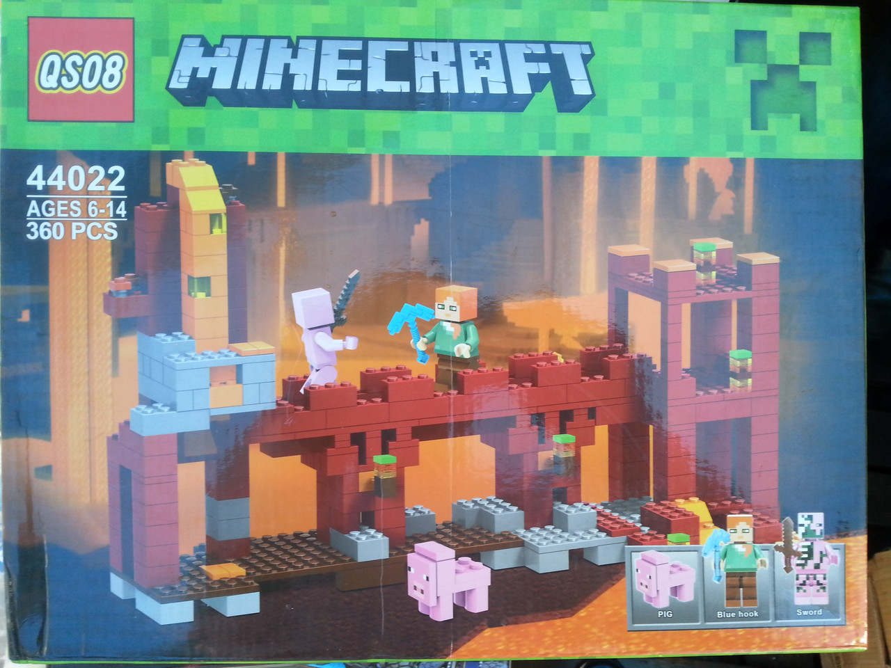 Конструктор bela 10470 Lele 79281 Minecraft Майнкрафт Конец Портала - фото 4 - id-p46504293
