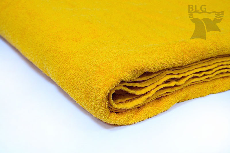 Махровое полотенце 100*150 Ярко-желточный