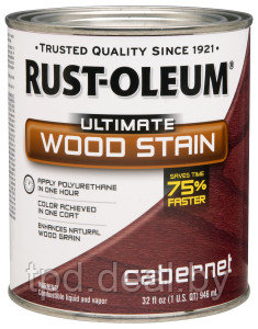 Морилка быстросохнущая Wood Care Ultimate Wood Stain, цвет Каберне (0,946 л.) - фото 1 - id-p46572364