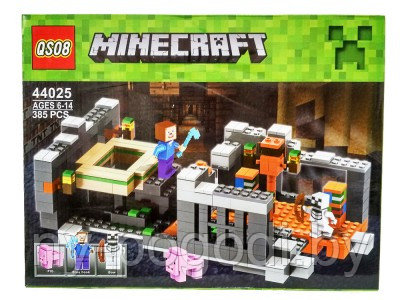 Конструктор Склеп Micro World Майнкрафт 385 детали (Minecraft 44025)