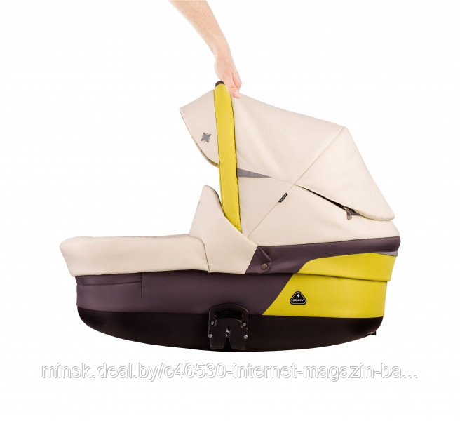 Детская коляска (3 в 1) Noordi Polaris "Бордовый / Коричневый " . Доставка бесплатная. - фото 3 - id-p46596175