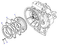 Коробка передач (КПП) KOMATSU WB97S/R-5