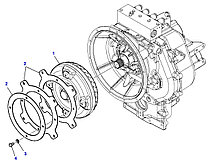 Коробка передач (КПП) KOMATSU WB97S/R-5