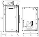 Холодильный шкаф CC214-S POLAIR 0...+6/не выше -18, фото 2