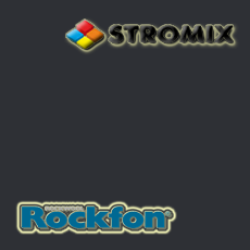 Плита потолка Армстронг цветная Rockfon Color-all Charcoal 09