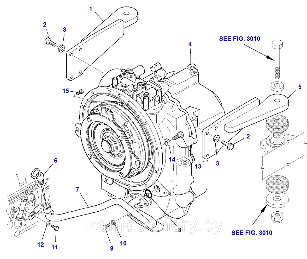 Коробка передач (КПП) KOMATSU WB93S/R-5