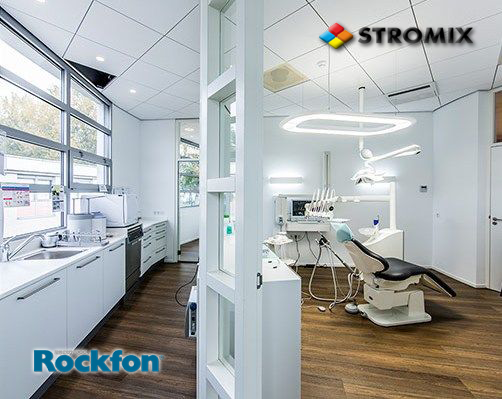 Плита Армстронг для медицинских учреждений Rockfon Medicare 600х600 15мм
