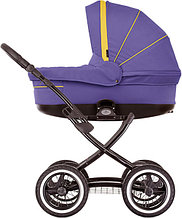 Детская коляска (2 в 1) Noordi Sun Classic "Фиолетовый" (короб+прогулка,кожаная ручка). Доставка бесплатная.