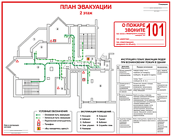 Разработка планов эвакуации, пожарные планы