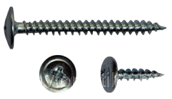 Саморез по металлу с пресшайбой оцинкованный, без сверла
