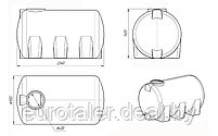 Емкость H 3000 литров ЭКОПРОМ, фото 3