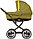 Коляска детская универсальная (3 в 1) NOORDI  SUN CLASSIC (короб+прогулка,кожаная ручка+автокресло) Оливковый, фото 5