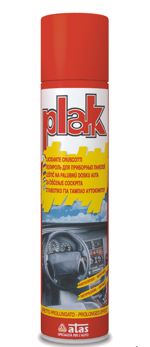 ATAS Plak/ Плак - Полироль панели, для полировки пластика в транспортном средстве, 750 мл