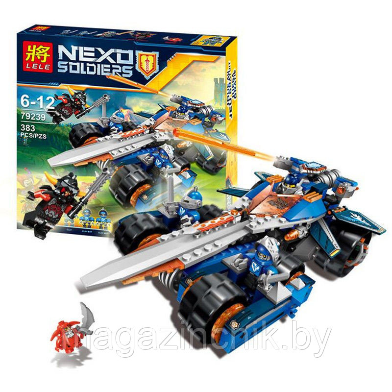 Конструктор Nexo Knights Нексо Рыцари 79239 Устрашающий разрушитель Клэя, 383 дет., аналог LEGO 70315