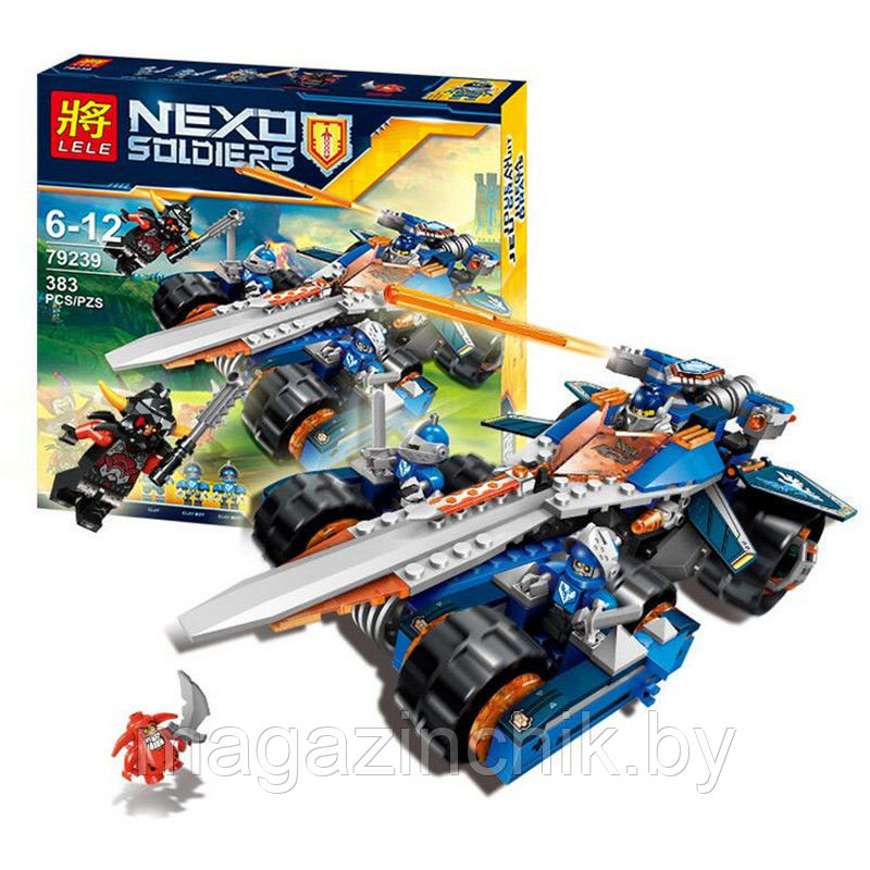 Конструктор Nexo Knights Нексо Рыцари 79239 Устрашающий разрушитель Клэя, 383 дет., аналог LEGO 70315 - фото 1 - id-p46724132