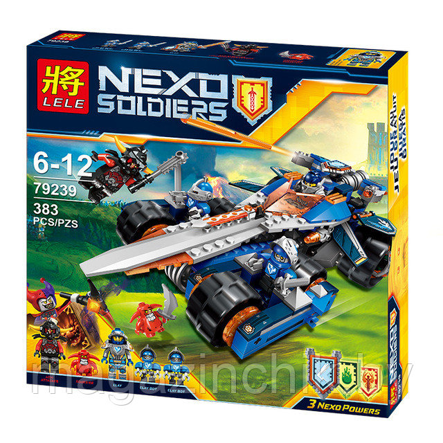Конструктор Nexo Knights Нексо Рыцари 79239 Устрашающий разрушитель Клэя, 383 дет., аналог LEGO 70315 - фото 3 - id-p46724132
