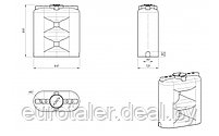 Емкость S 1500л OIL ЭКОПРОМ, фото 2