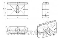 Емкость S 2000л OIL ЭКОПРОМ, фото 2