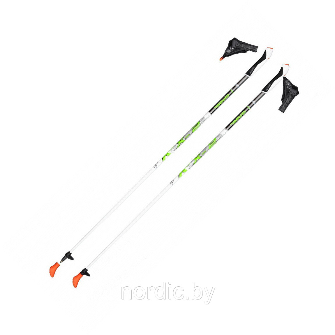 Палки Gabel Stride X-1.35 карбон 35%, цельные