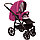 Детская коляска (2 в 1) Noordi Sun Sport "Сиреневая" (короб+прогулка,кожаная ручка). Доставка бесплатная., фото 4
