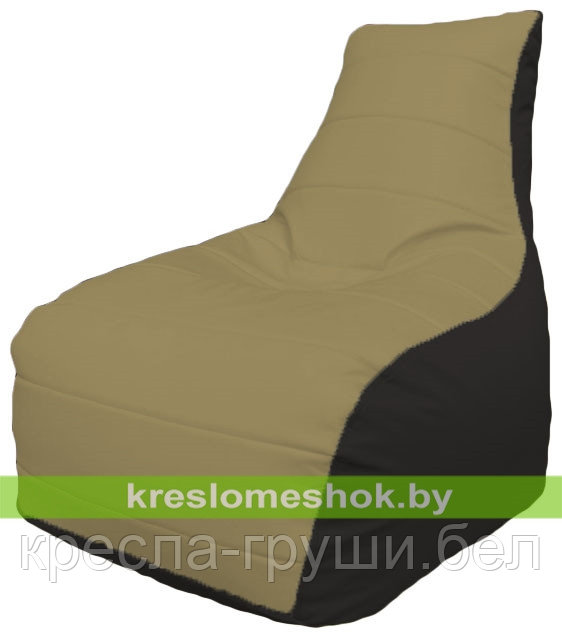 Кресло мешок Бумеранг коричневое