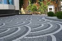 Тротуарная плитка " Креатив " 60 мм. цвет серый