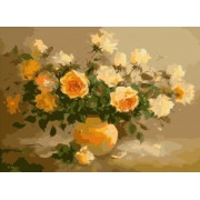 Картина по номерам Чайные розы (MG278) 40х50 см