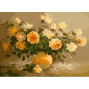 Картина по номерам Чайные розы (MG278) 40х50 см