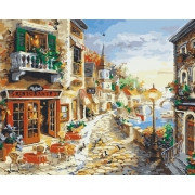 Картина по номерам Прибрежный ресторан (VS046) 40х50 см, фото 2