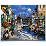 Картина по номерам Ночная Венеция (HB4050304) 40х50 см, фото 2