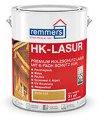 Remmers HK-Lasur - Декоративная жидкая лазурь для защиты древесины снаружи помещений, 2.5л