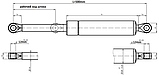 Газлифт SUSPA 600N, фото 3