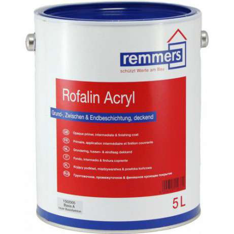 Remmers Rofalin Acryl, 10л - Атмосферостойкая краска, водная, матовая | Реммерс