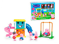 Игровой набор Детская площадка Свинки Пеппы Peppa Pig, 4 фигурки