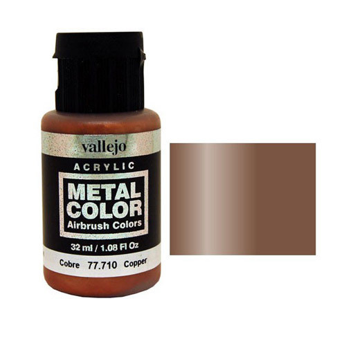 Краска Metal Color Медь (Copper), 32мл. V-77710 (Испания) - фото 1 - id-p47404715
