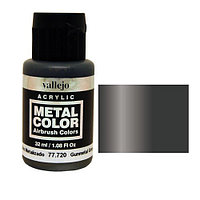 Краска Metal Color  Пушечный Серый (Gunmetall Grey), 32мл. V-77720 (Испания), фото 1