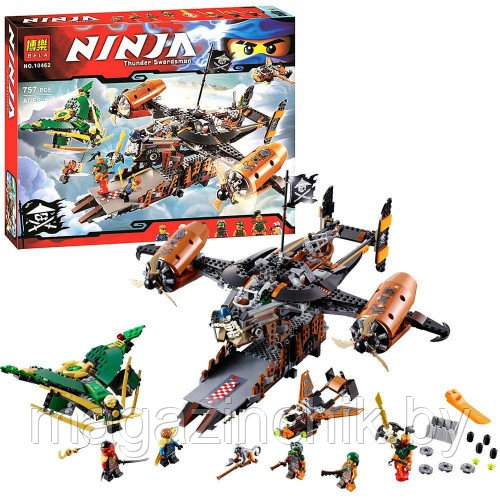 Конструктор Ниндзяго NINJAGO Цитадель несчастья 10462, 757 дет, аналог Лего Ниндзя го (LEGO) 70605