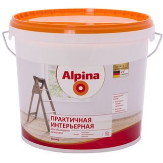 Краска Alpina Практичная интерьерная 0,9 л - фото 1 - id-p47407862