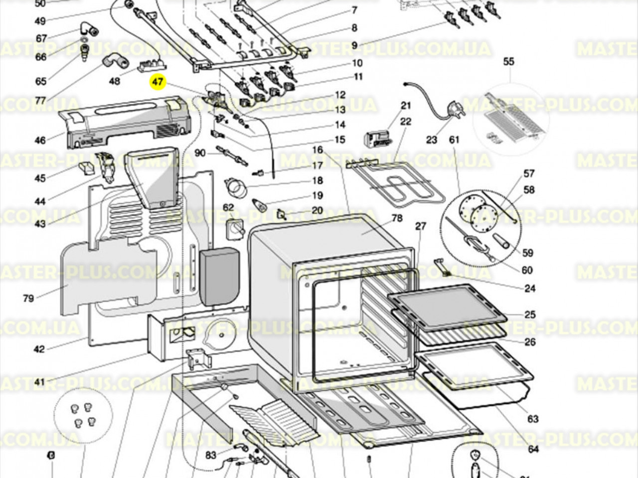 Термостат духовки Indesit C00084906 - фото 1 - id-p47411436