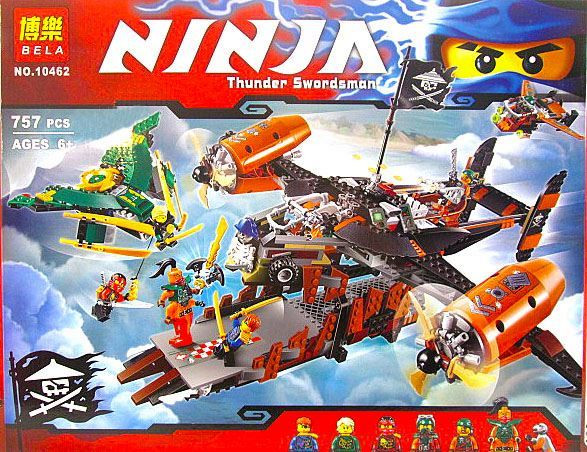 Конструктор Bela Ninja 10462 аналог Lego Ninjago  "Цитадель Несчастья" 757 дет, фото 1